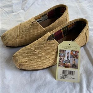 NEW Toms Women’s Classic Natural Burlap